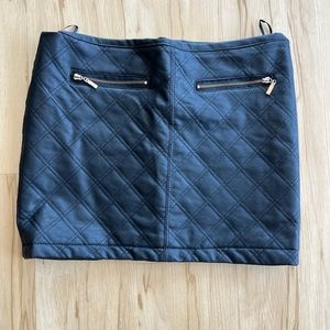 Zara Quilted Mini Skirt